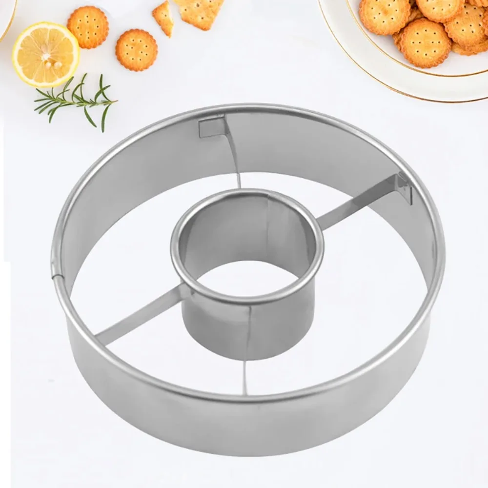 Rustproof Stainless Steel Donut Mold Baking Supplies Cake Decorating Tool Cookie Cutters DIY Bread Cutter Desserts pastry tools