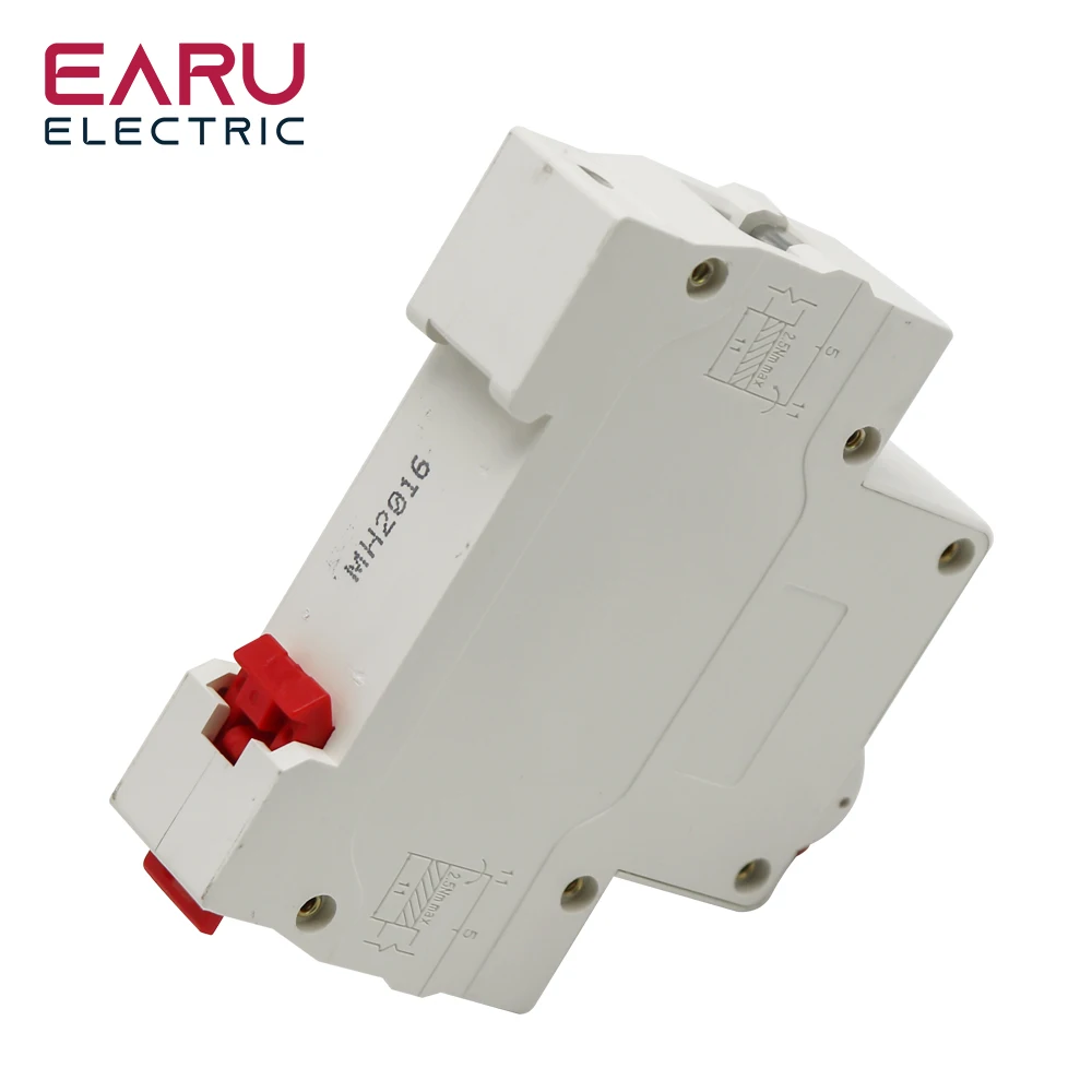 1P AC MCB DZ47-63 C Type 230/400V~ 50HZ/60HZ Mini Circuit Breaker 3A 6A 10A 16A 20A 25A 32A 40A 50A 63A Mounting 35mm Din Rail