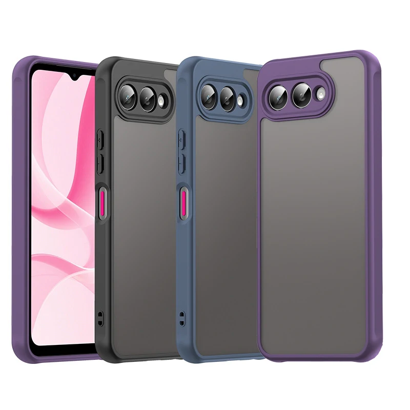 T-Mobile Phone Anti-Shock Hybrid Hard Back Cover with Frosted TPU Soft Edge Case
