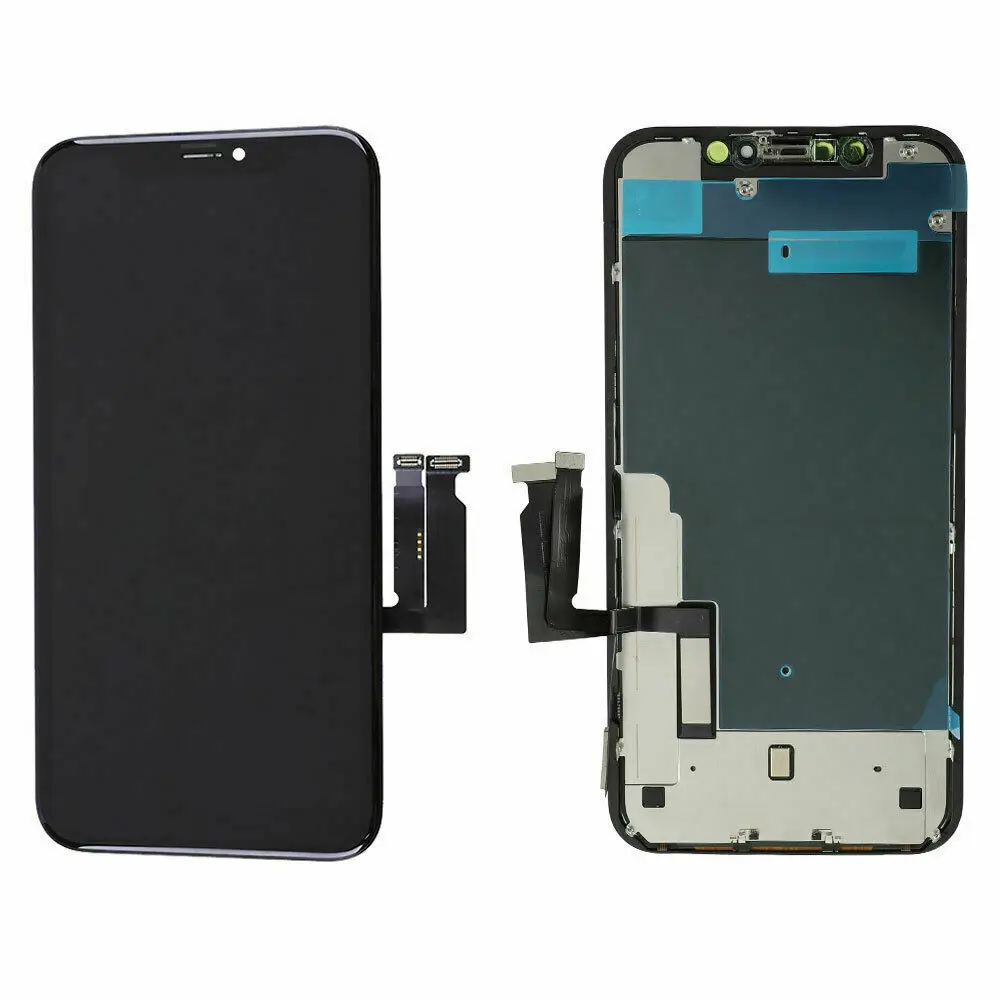 

LCD Digitizer Frame Display Assembly With Metal cover For Iphone 11, XR