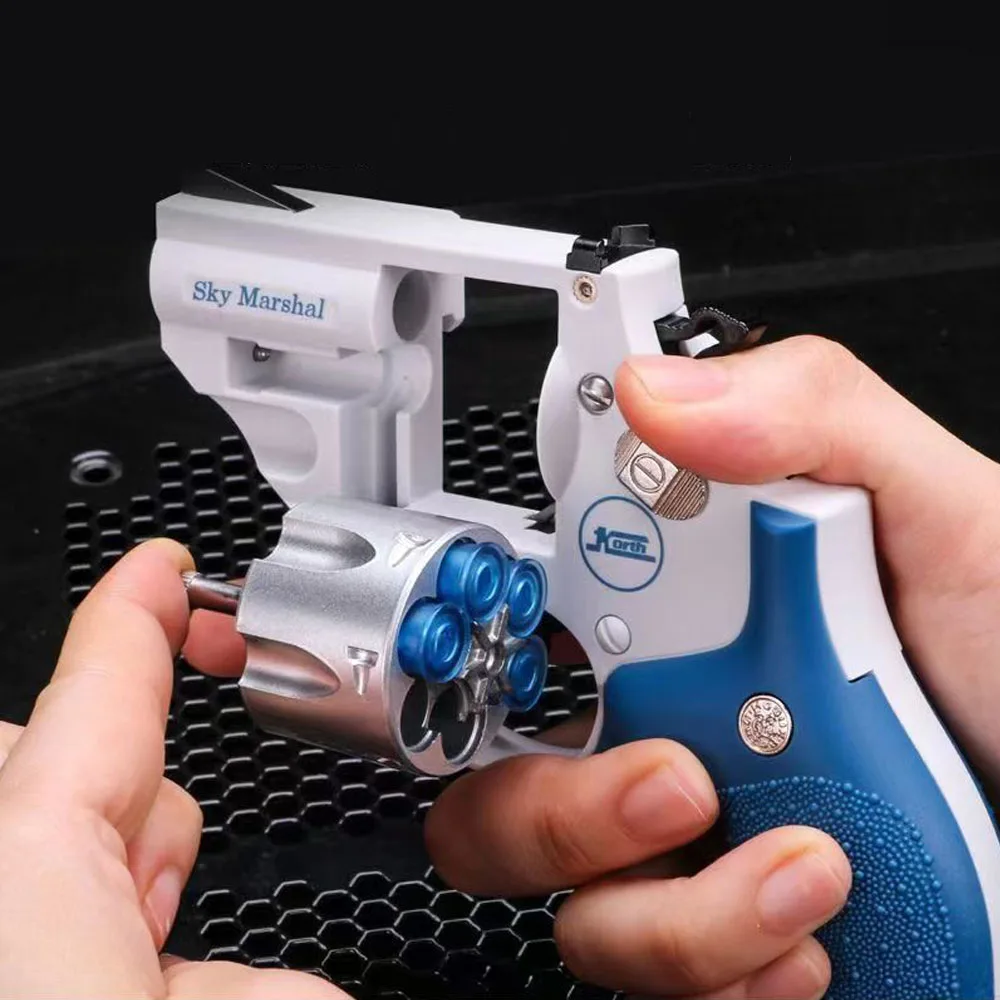 Sky Marshal Toy Gun Revolver Toy Pistol Safe Soft Bullet Gun For Kids Birthday Gift Dropshipping 3