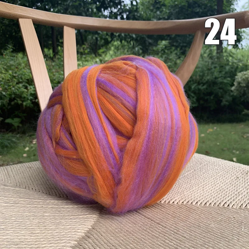 DIY Knitting Kit Craft Supplies Sewing Tools 250g Roving Yarn 8cm Thick