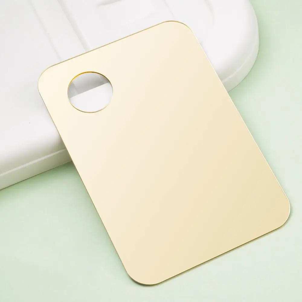 폴란드 혼합 페인팅 플레이트 화장품용 스패출라 막대 네일 아트 팔레트 파운데이션 믹싱 트레이 블렌딩 플레이트 메이크업 팔레트