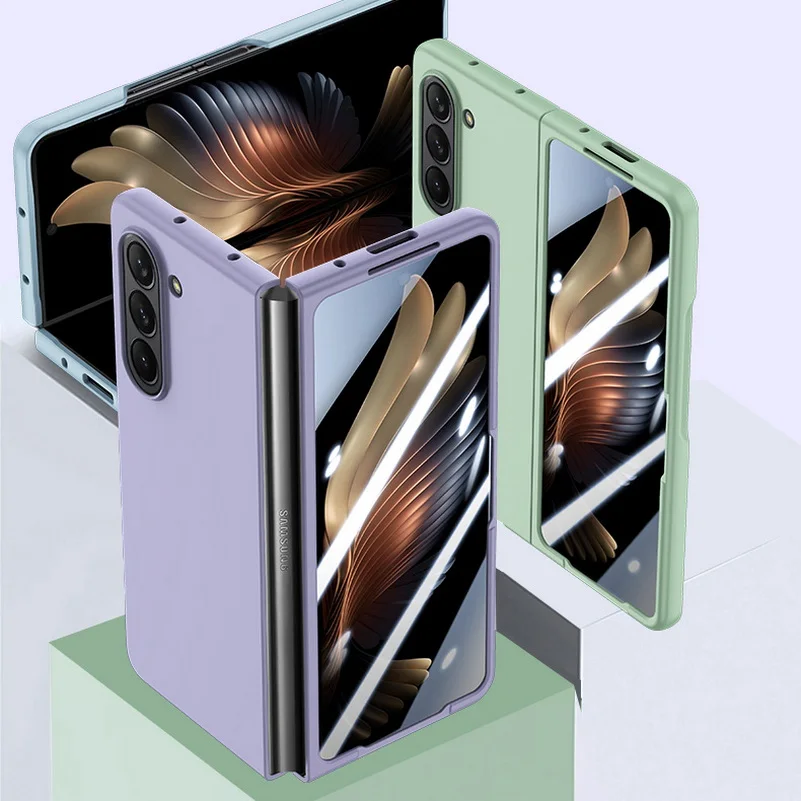 Custodia Protettiva Rigida Ultra Sottile Per Samsung Z Fold 6 5 Galaxy Z Fold 4 3 Fold5 Good Touch Feel Fotocamera Proteggi La Copertura Del Telefono