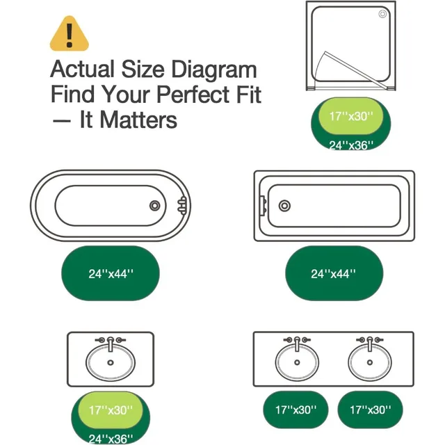 2686-eeaa3f.jpg Luxury Oval White and Beige Bath Mat – 24x36 Non-Slip, Quick-Dry Microfiber Bathroom Rug