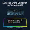 RGB Mouse Pad Keyboard Cover Desk-mat Large Gaming Mouse Pad Multi-size Colorful LED Computer Gamer Mousepad Waterproof Desk Mat 6