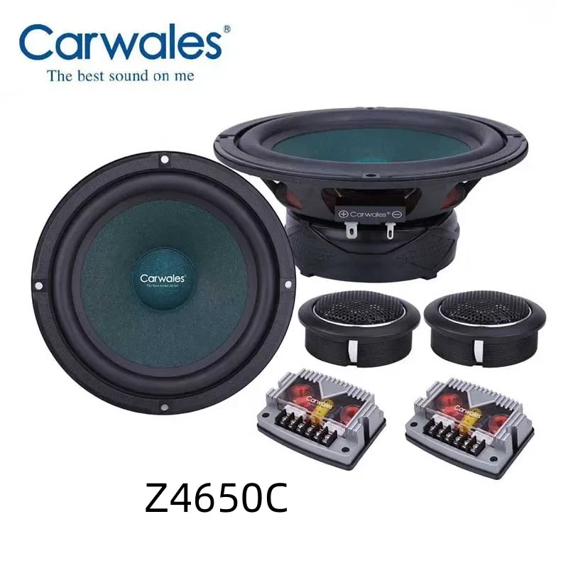 6.5inchCar Audio Speaker Component 4ohm 380W with Tweeter Cross Over 2 Way HIFI Car Speaker Set 6-1/2'' 2 Way Compound