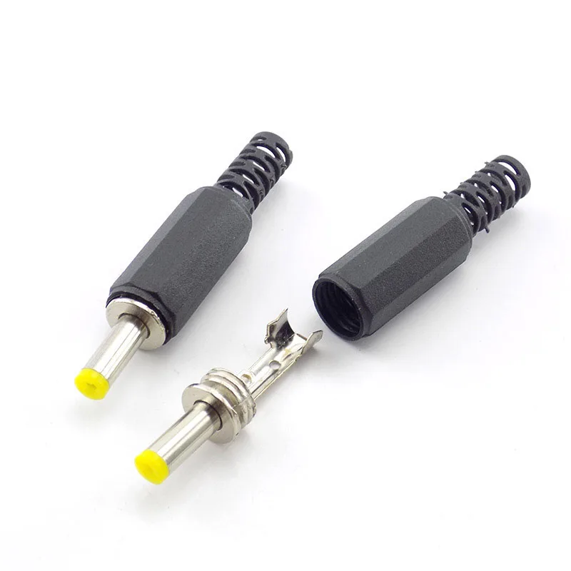 

DC male Plug 4.0mm*1.7mm power jack adapter Socket Outlet Power jack Connector Welding Plugs Audio DIY Parts Yellow Head