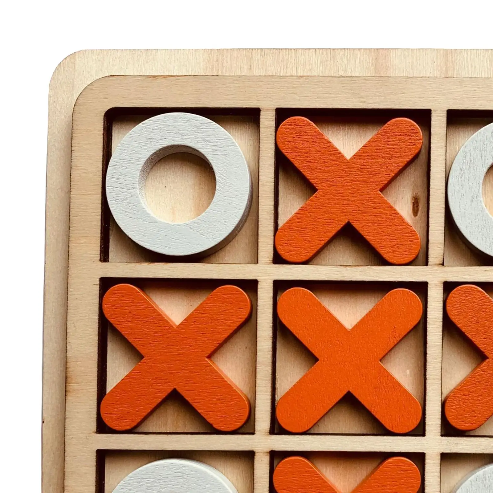 

Classical Wooden Board Tic TAC Toe Game XO Table Toy Family Games Parent Child Xoxo Chess Leisure Intelligent for Children Kids