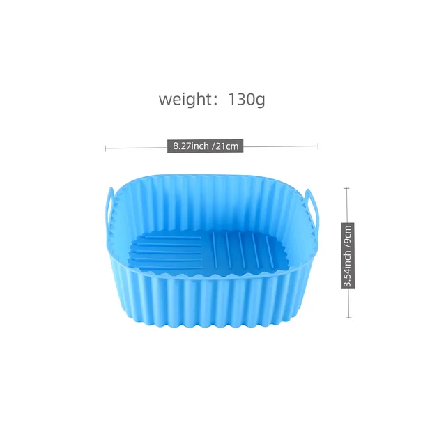 Silicone Multi-color Food Grade Silicone Square Air Fryer Tray for 7QT Air Fryer 2