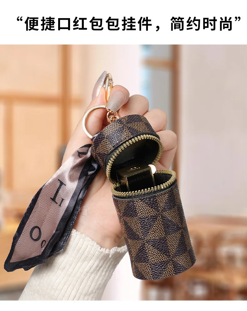 Damen-Taschenanhänger, vielseitig, modisch, klassisch, Taschenanhänger, multifunktionale Geldbörsen, Kopfhörer, Lippenstift, Mini-Aufbewahrungstaschen – Detail 5