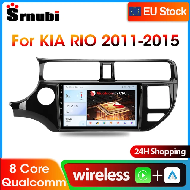 Srnubi Android Carplay Auto autoradio pour KIA RIO K3 2011-2015 lecteur multimédia stéréo Navigation Bluetooth GPS DVD unité principale 1