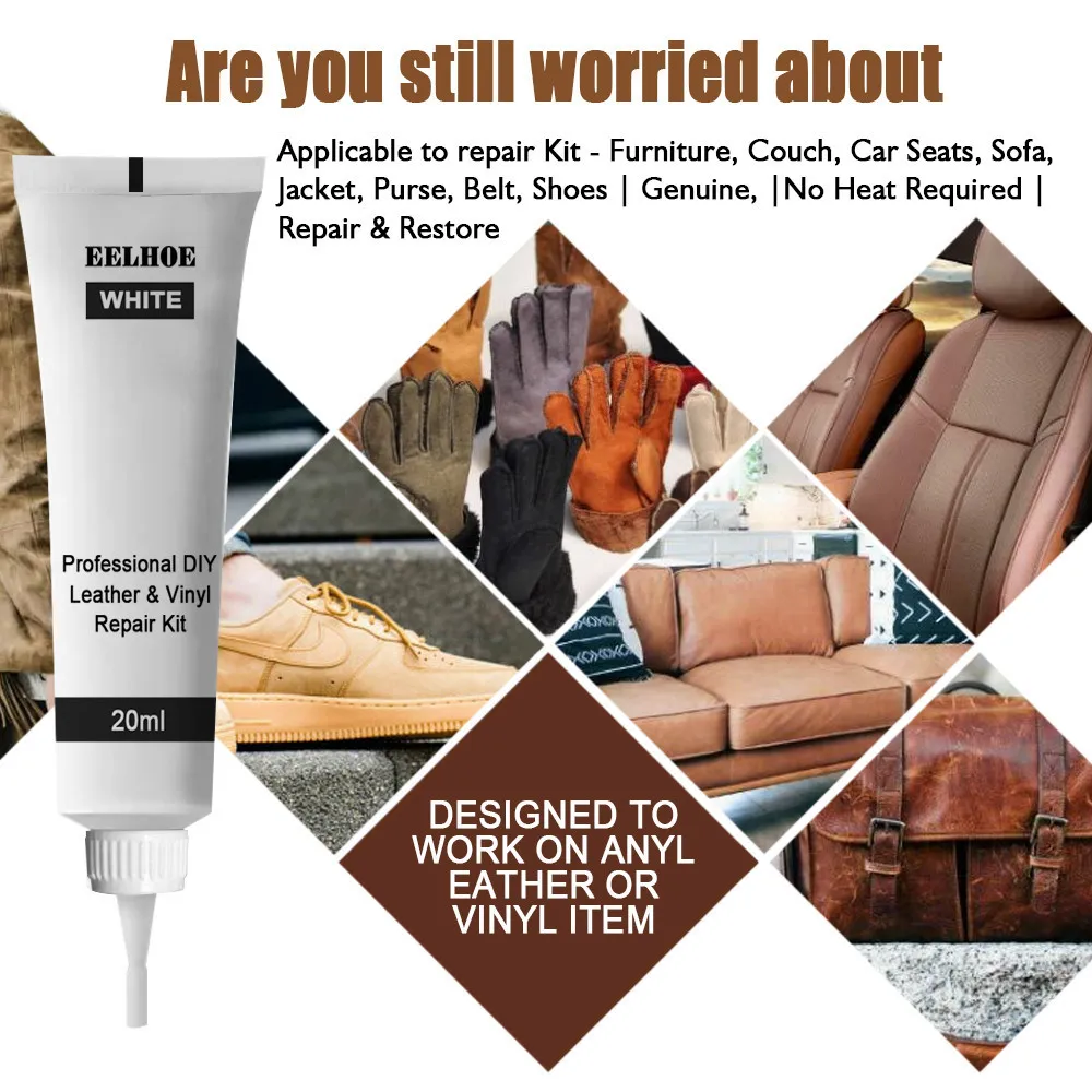 Leather and Vinyl Repair Kit for Furniture and Car Seats