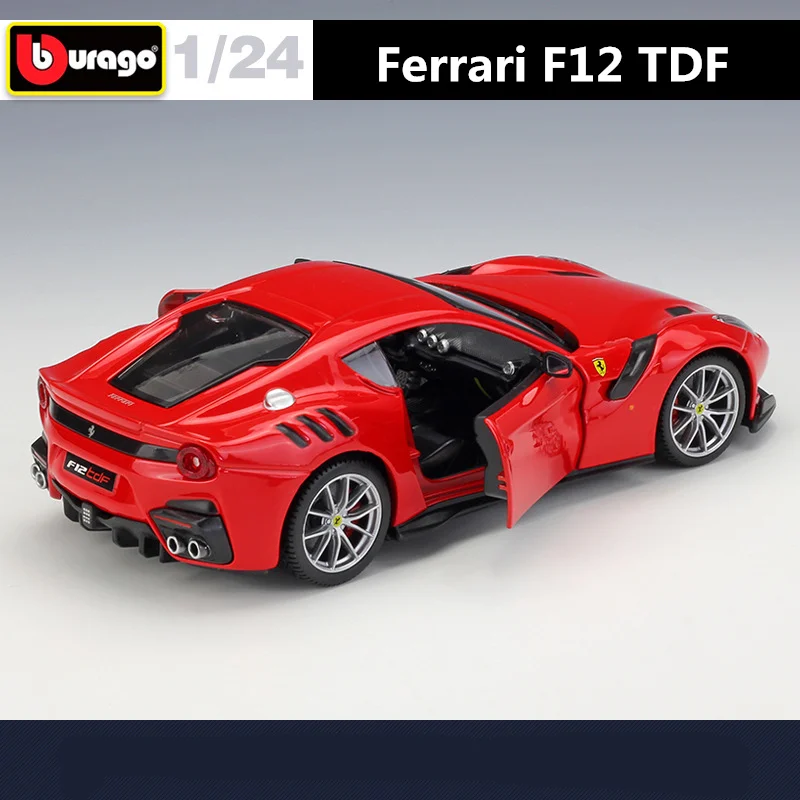 Bburago 1:24 Ferrari F12 TDF Alloy Sports Car Model Diecast Metal