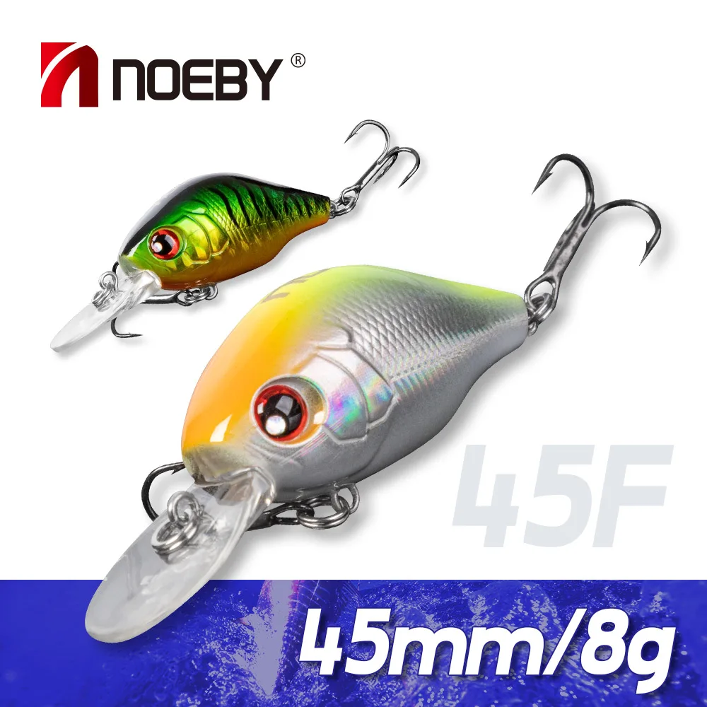 NOEBY Crankbait Minnow Fishing Lure 45mm 8g Floating Wobblers