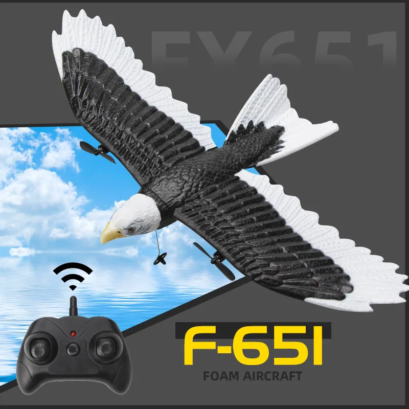 

2.4G 2CH Glider EPP Foam Body Radio Controlled Aircraft RTF Remote Control Airplane RC Eagle Plane Model Children's Toy Gift