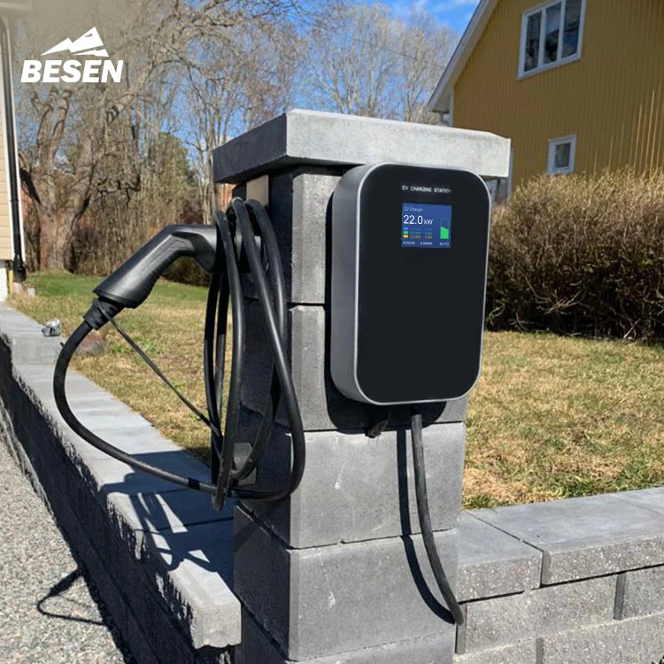 

Wallbox 22 кВт Уровень 2 быстрая зарядная станция EV настенное зарядное устройство 32 А настенное зарядное устройство для электромобилей