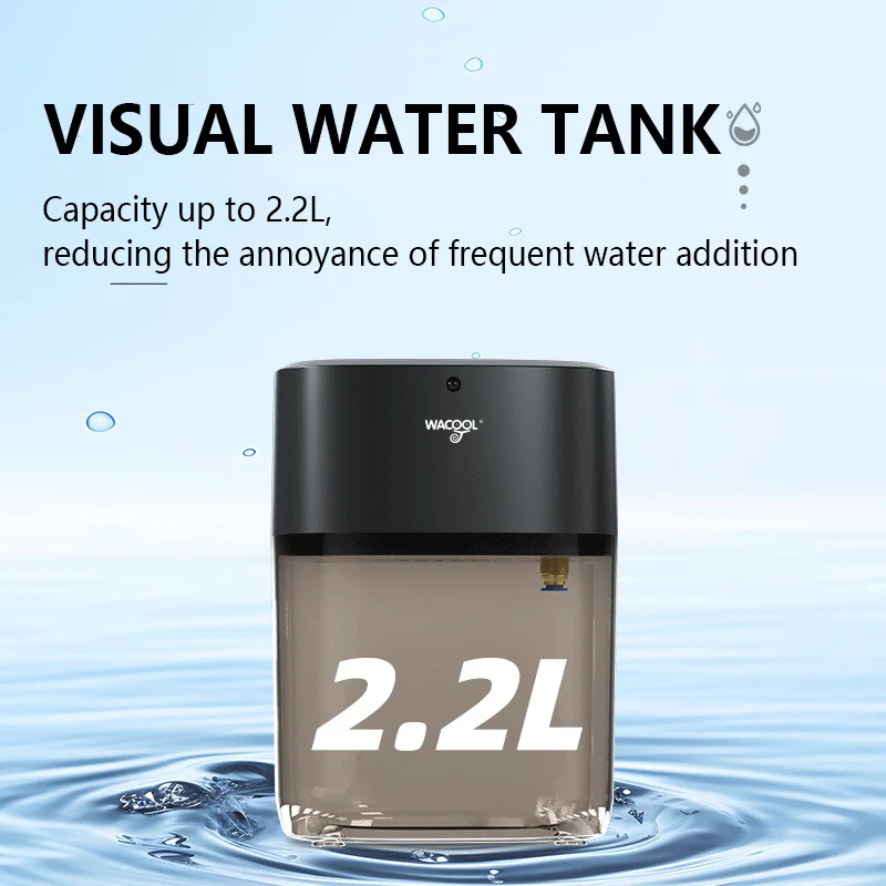 Reptile Humidifier Terrarium Fogger 2.2L Large Capacity Timing Spray Systems Turtles Lizards Reptiles Integrated Design Foggers