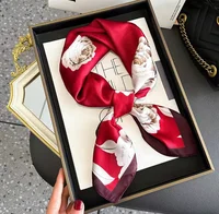Fashion Women Single Scarves 70x70cm Square Simulated Silk Scarf Sunshade Beautiful Color Beach Shawl Scarves Party Gift 2