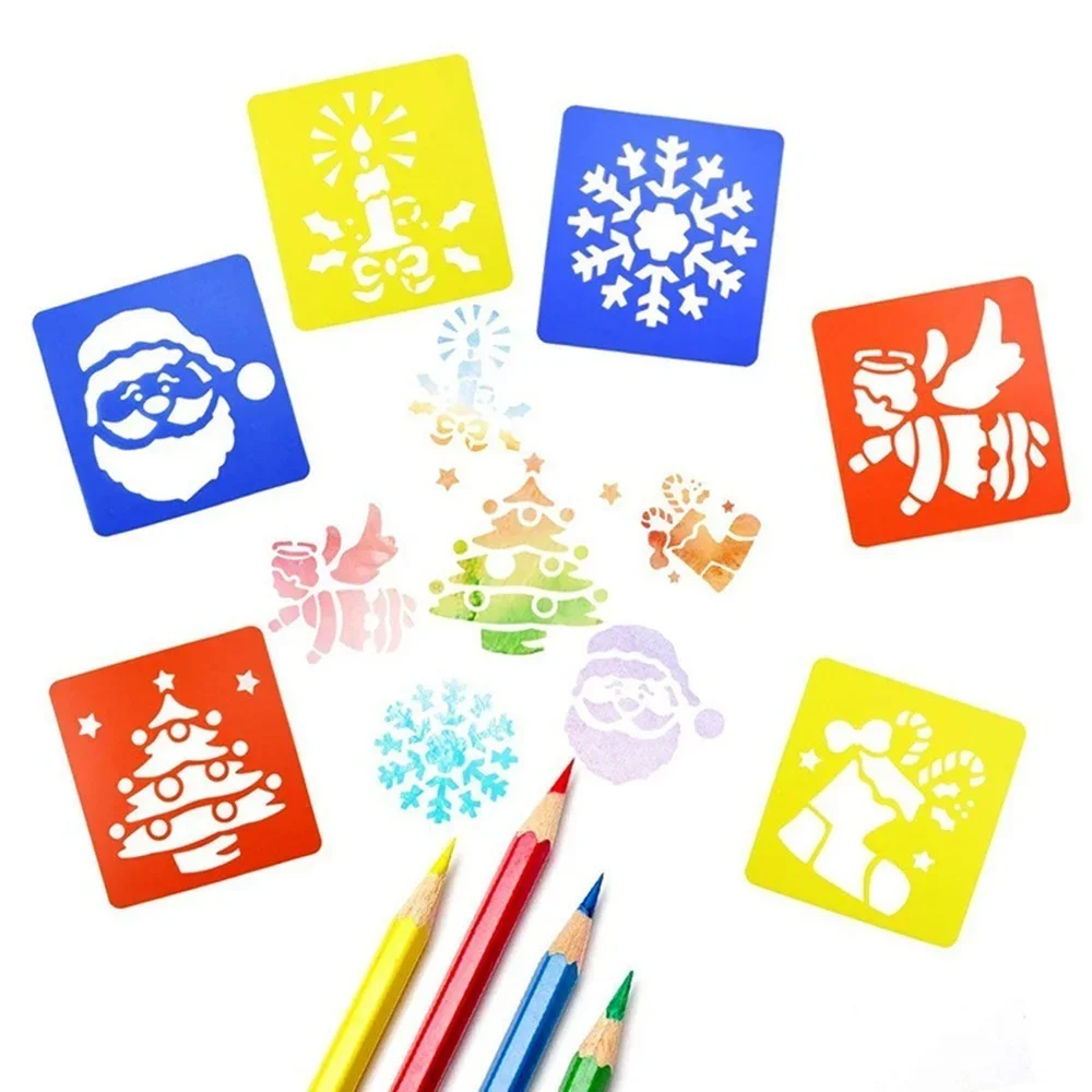 Montessori Kids Drawing Toys Animal Car DIY Painting Template Stencils Art Craft Learning Toys Educational Toy for Children Gift 5
