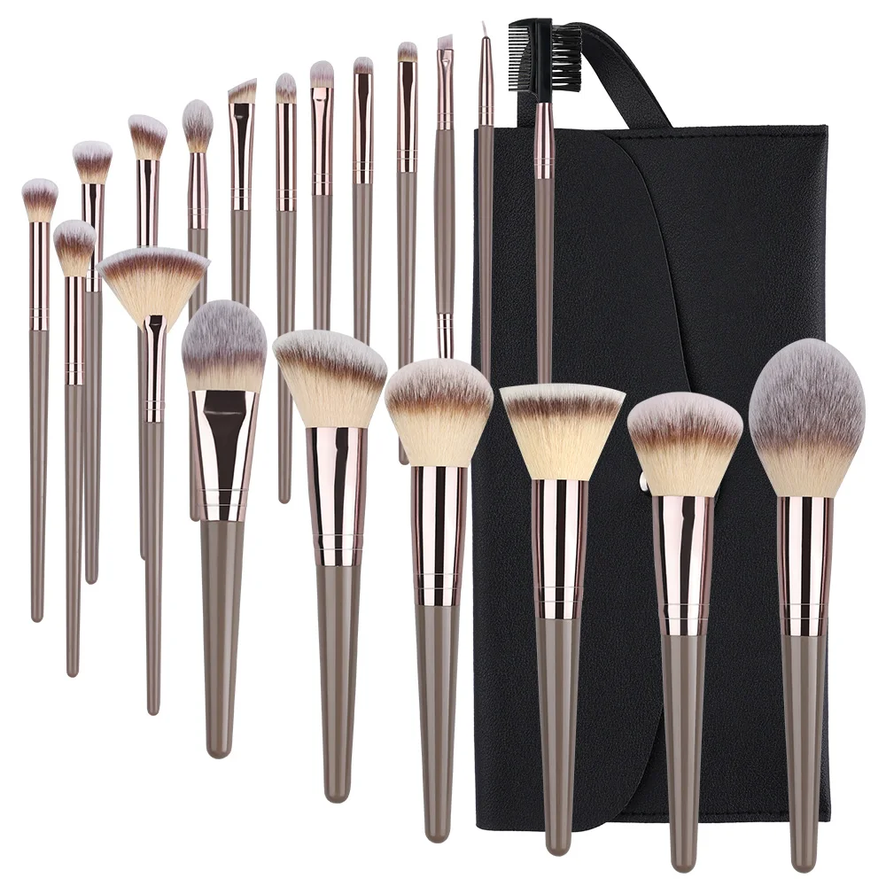 

20pcs Makeup Brushes Set Soft Fluffy Concealer Blush Loose Powder Brush Eye Shadow Highlighter Foundation Blending Cosmetic Tool