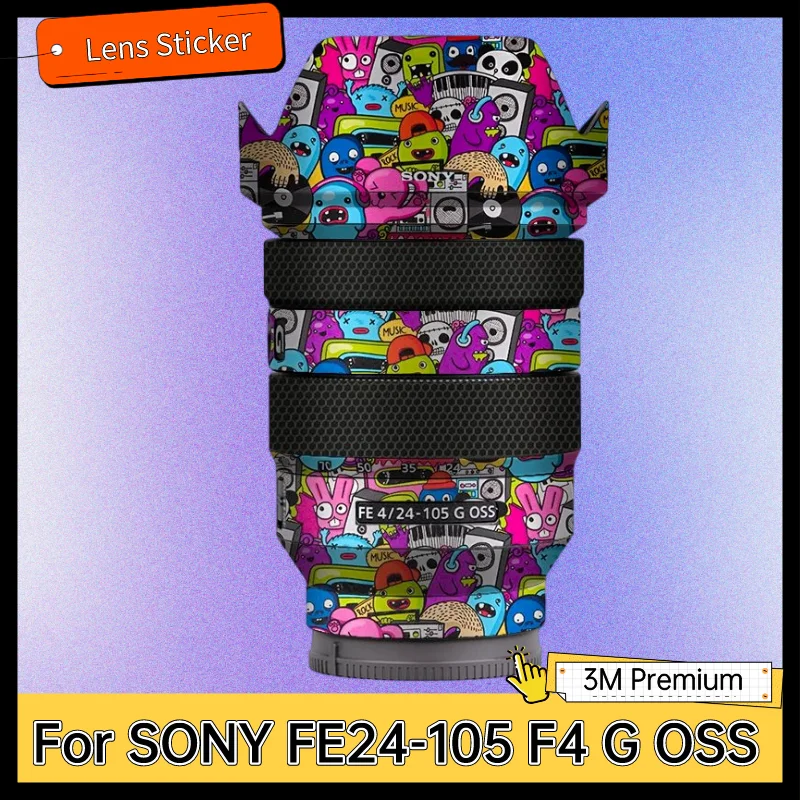 

Для SONY FE24-105 F4 G OSS наклейка на корпус объектива Защитная Наклейка на кожу виниловая пленка защитное покрытие от царапин