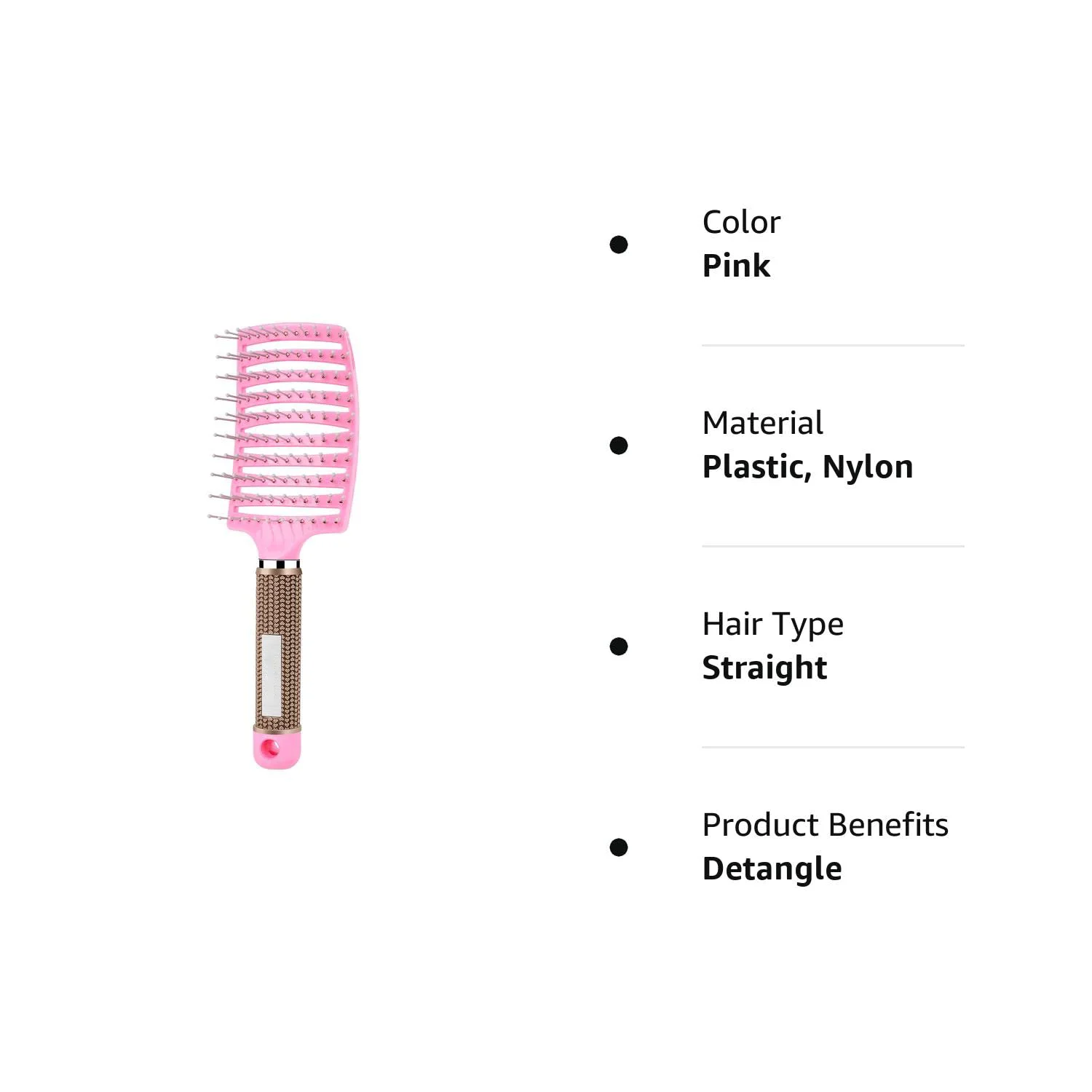Hair Brush, Professional Curved Vented Brush for Faster Blow Drying for Women, Men, Paddle Detangling Brush for Wet Dry Curly 6