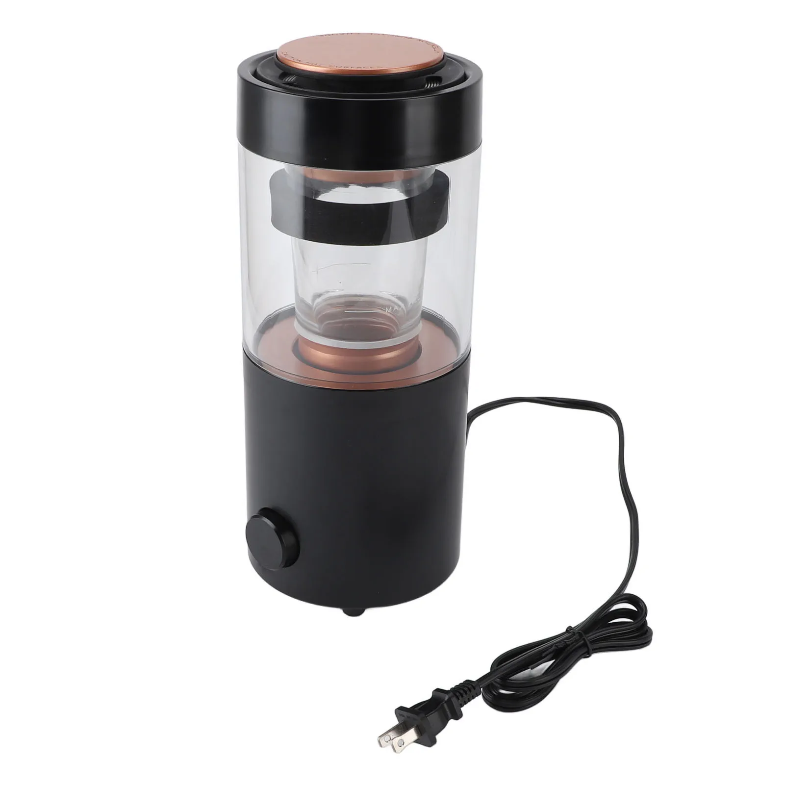 Coffee Bean Roaster 1300W Stainless Steel Transparent Glass Automatic Coffee Roaster Machine with Timer for Home Coffee Bean Roaster Coffee Roaster Machine