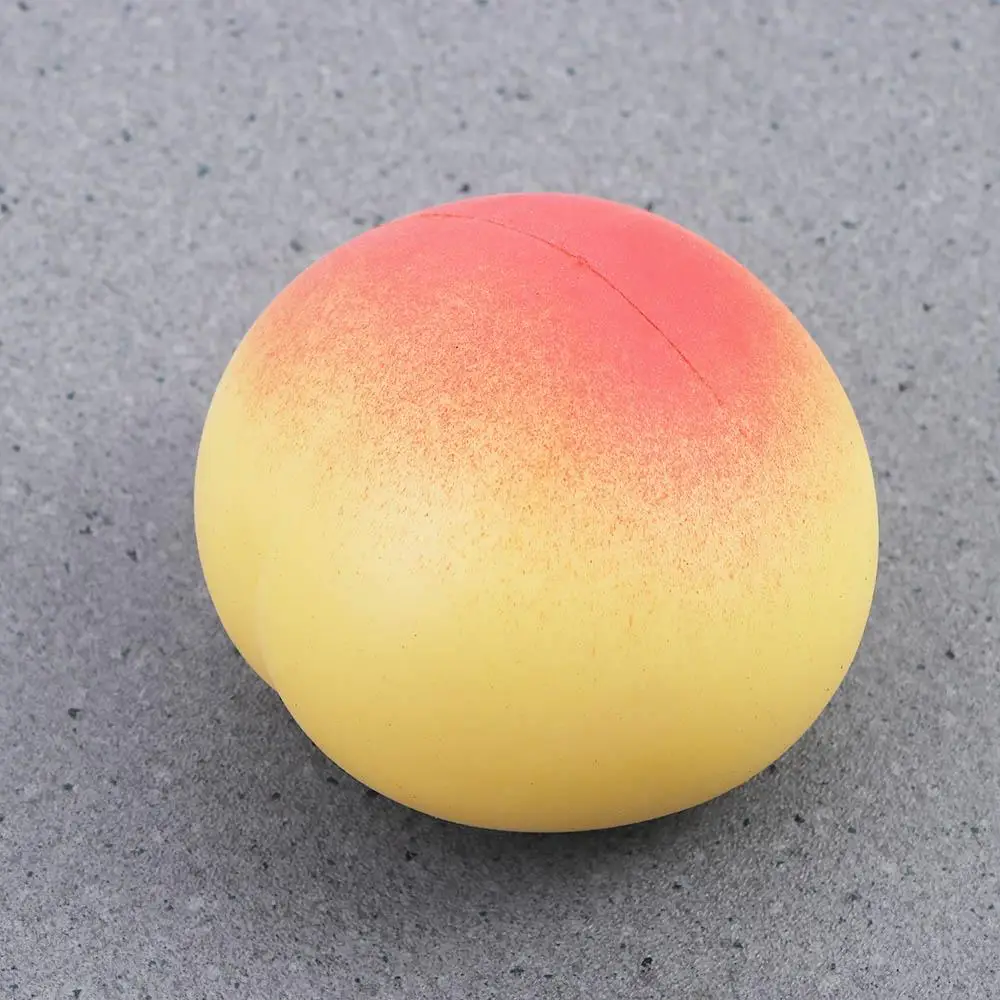 

Peach Sensory Toys Anti-Stress Kawaii Fruit Fidget Vent Ball Hand Squeeze Peach Flour Squeeze Ball Squeeze Peach Toy