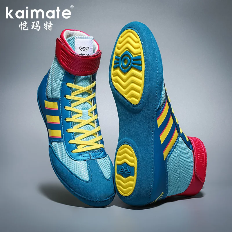 Adult boxing shoes Anti-slip Breathable Men's Wrestling Shoes Professional Training Original Equipment Wrestling Boots