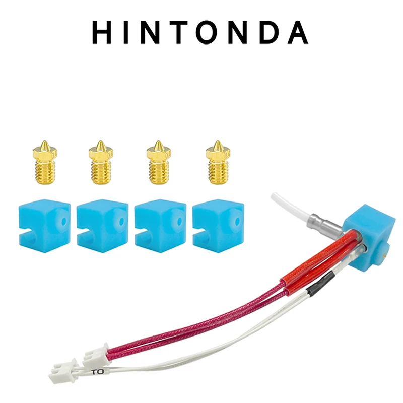 

Комплект горячего конца Kobra, насадка 0,4 мм, крышка теплового блока, Hotend Exturder 1,75 мм для 3D-принтера ANYCUBIC
