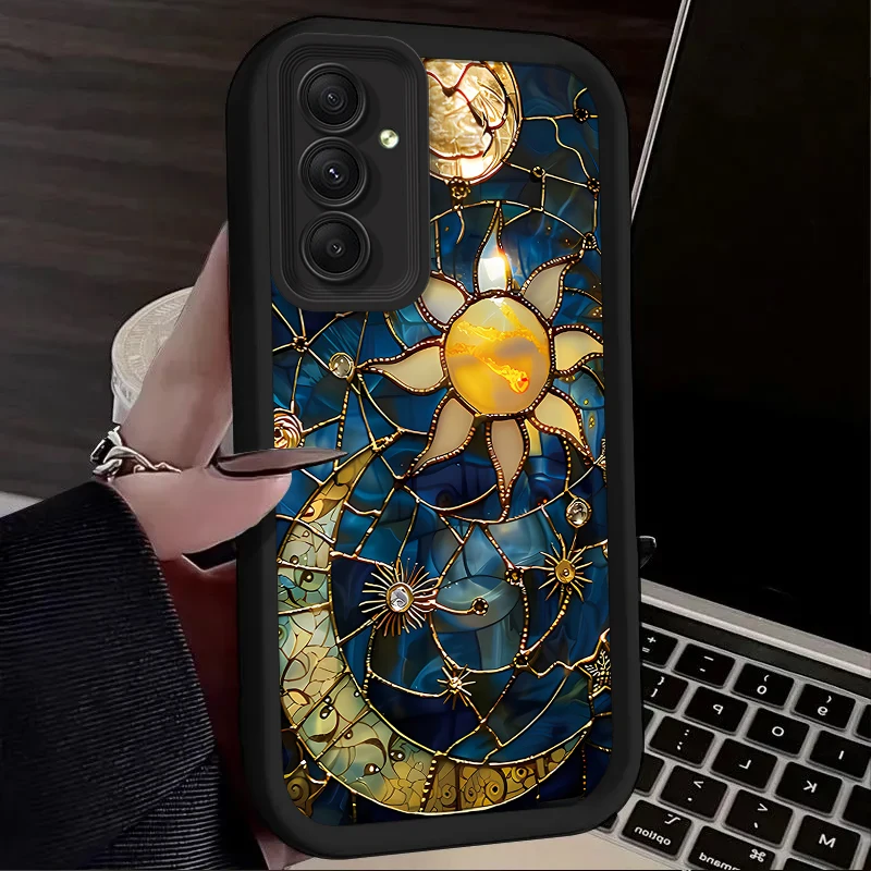 Sun & Moon Art Aesthetic Phone Case - Stylish Back Cover