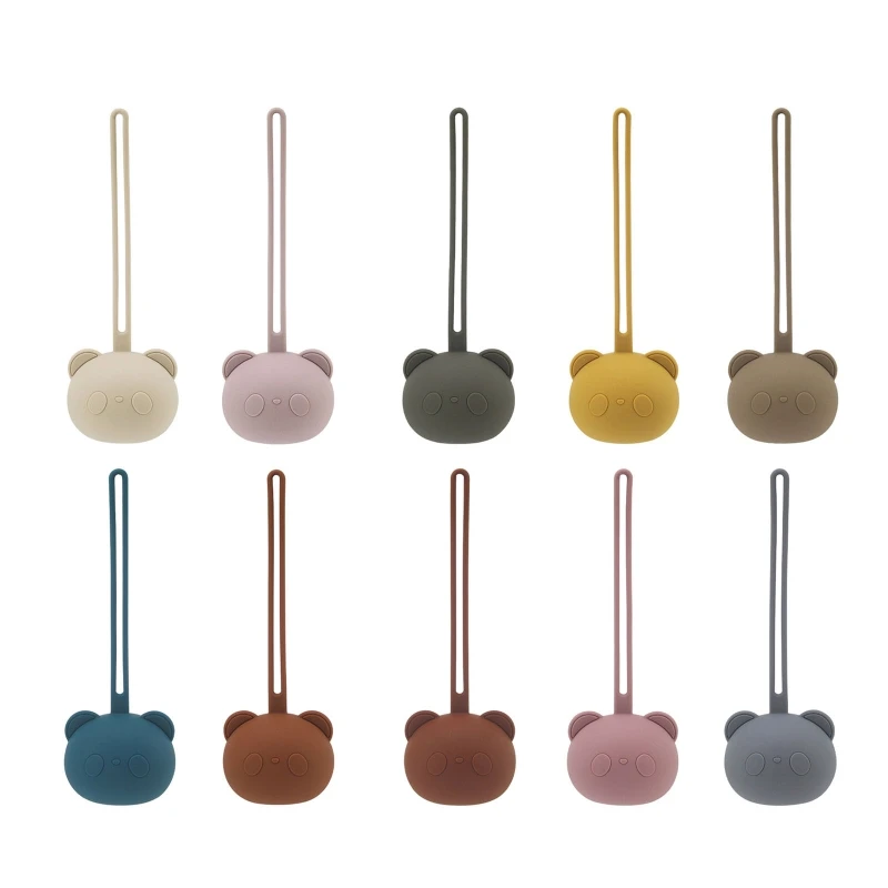 

Держатель для детской соски, силиконовый держатель для прорезывателей в форме панды с рисунком детской соски, пыленепроницаемый