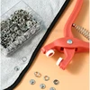 50sets Plier Tool Set Snap Button Kit Pliers Metal Press Studs Tool DIY Clothing Sewing Button Installation Tool Sewing Accessry 6