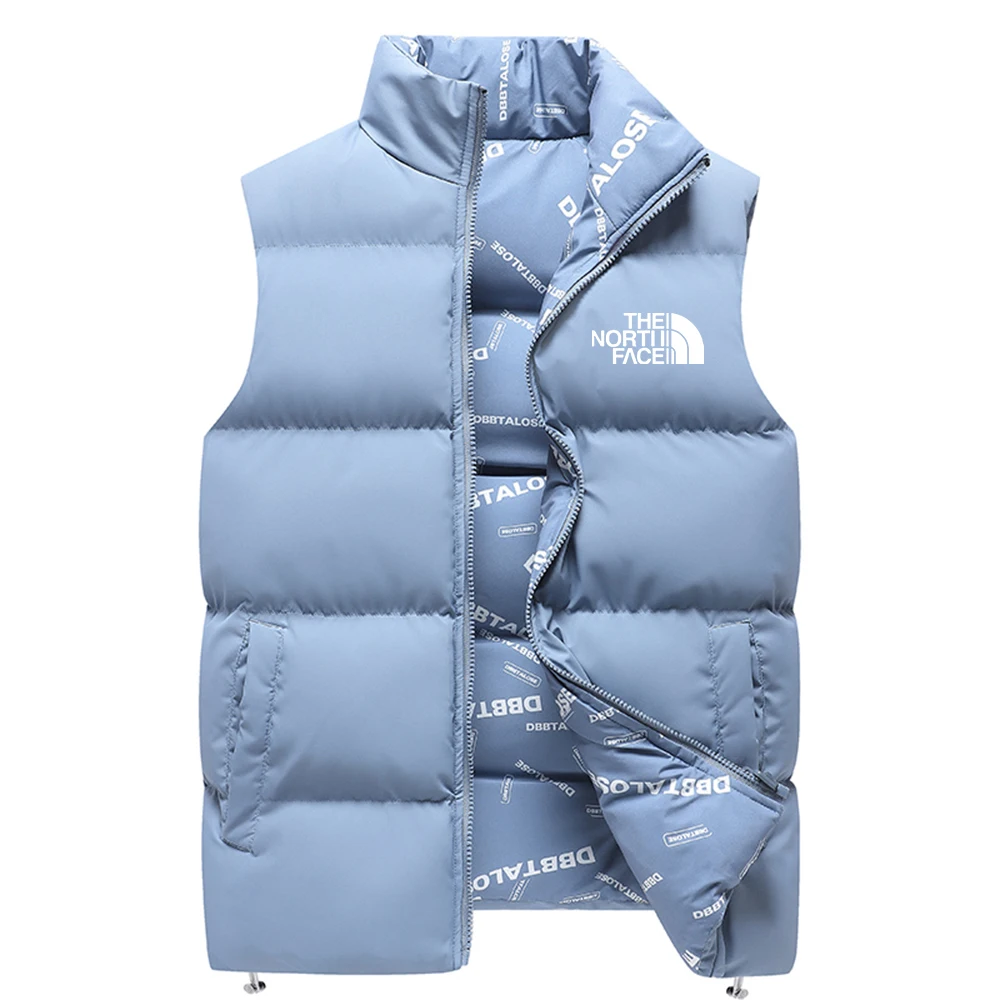 Men's Double-Sided Winter Sleeveless Vest Sports Fashion Top Casual Street Jacket fashionable vests sleeveless vests sleeveless vest casual jacket