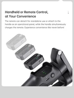 Shipping from the US Hohem V3 Smartphone Stabilizer Ai Face Tracking 3-Axis Phone Gimbal Built-in Selfie Stick Portable - Image 5