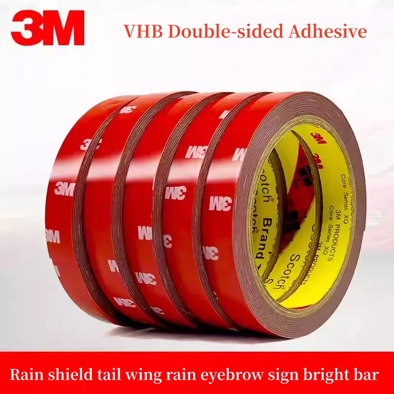 3M VHB fuerte adhesivo de doble cara 3M 4229P 5-50mm cinta adhesiva de espuma impermeable sin rastro para coche hogar interior alta temperatura