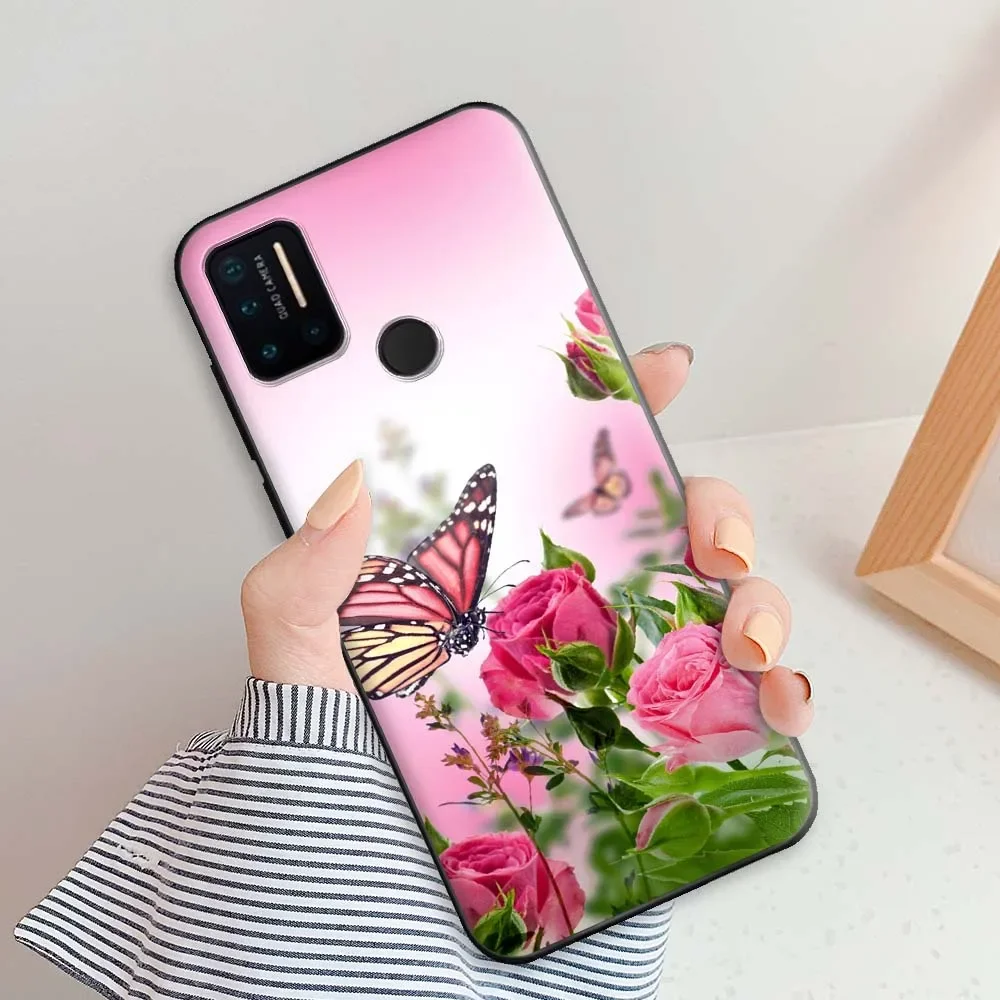 Étui Portefeuille Cuir Artificiel Pour UMIDIGI A7 Pro - Brun, 3 Emplacements Cartes