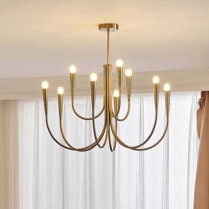 

Nordic Ceiling Chandeliers for Living Room Dining Room Home Decor Lustre Pendant Lights Hanging Indoor Lighting Light Fixture