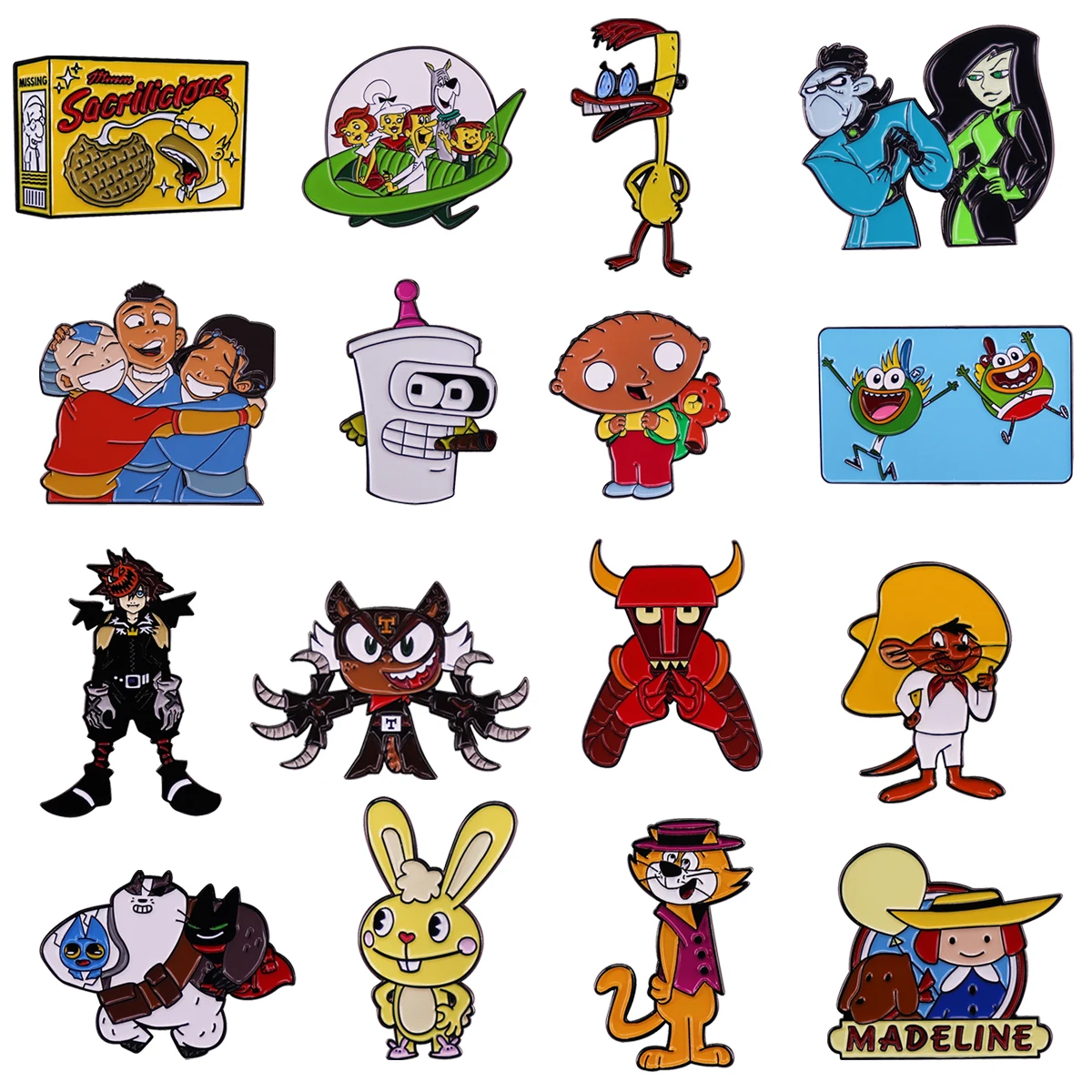Cartoon Character Enamel Brooches Collection Cool Badges For Clothes Hat Backpack Lapel Pins Fashion Jewelry Accessories Gifts