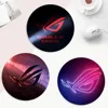 A-Asus Logo Non-slip Round Big Promotion Table Mat Student Mousepad Computer Keyboard Pad Games Pad for PC Gamer Mousemat 1