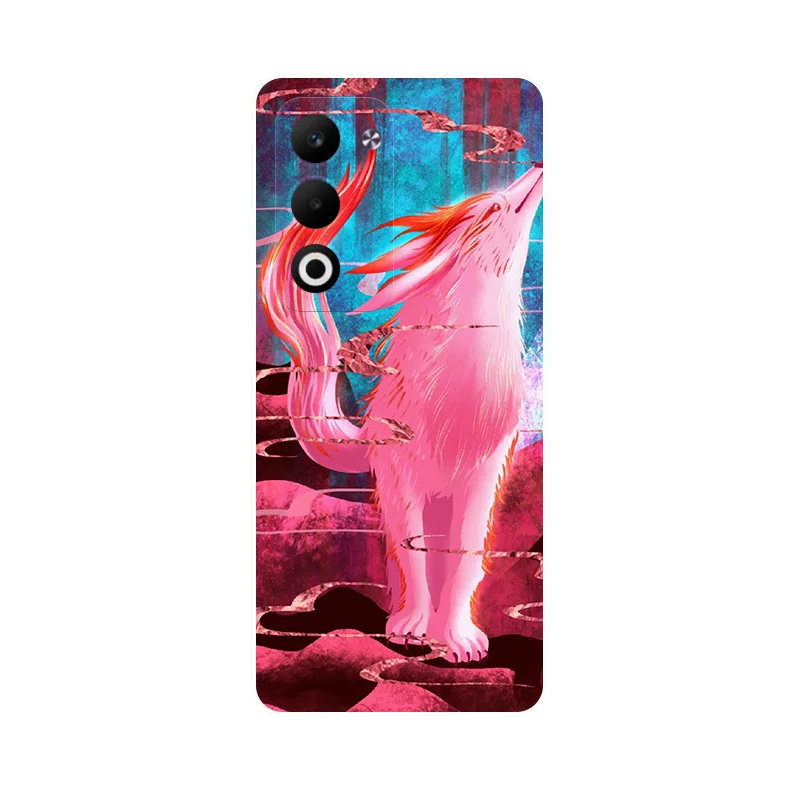 Floral Panda Soft TPU Silicone Protective Phone Case