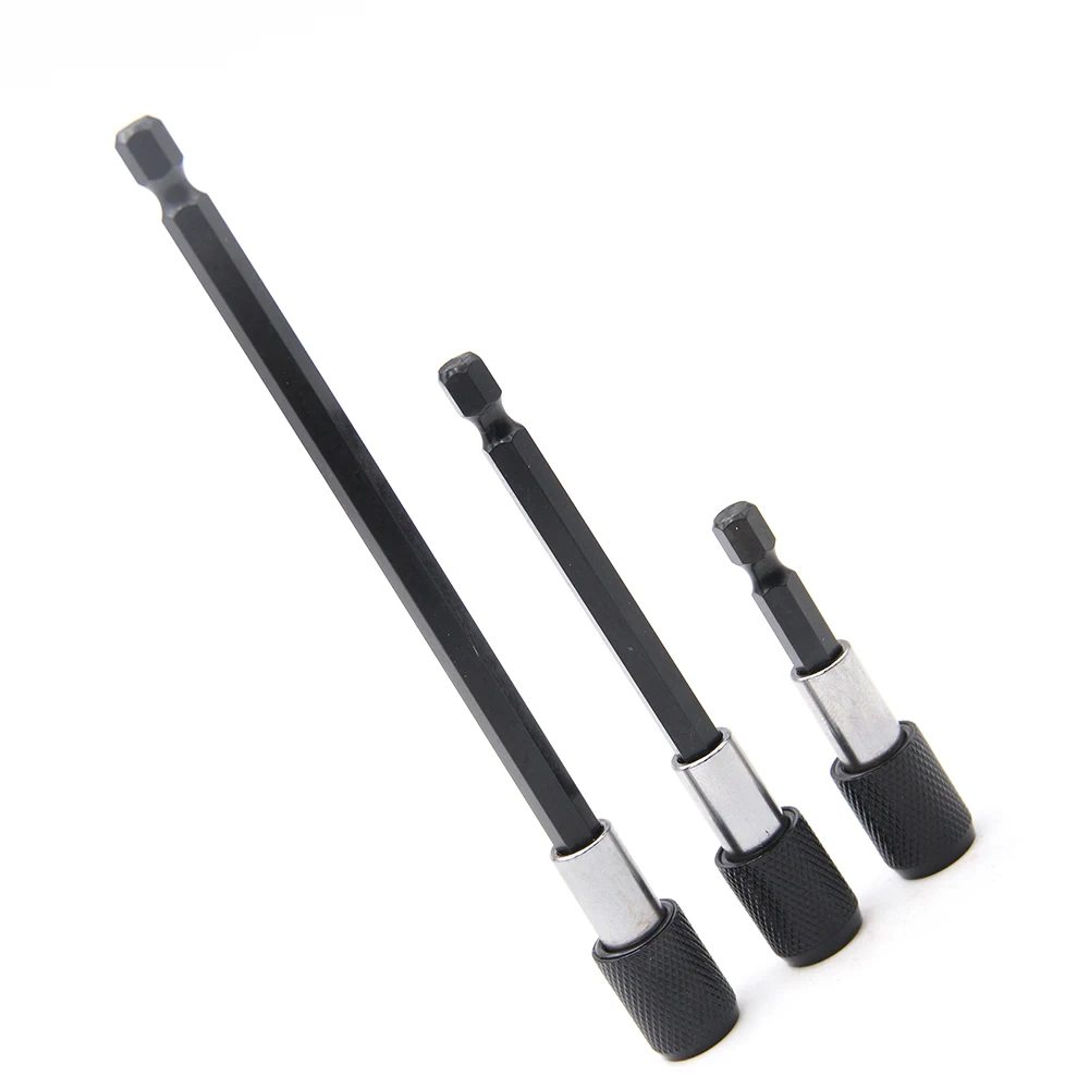 Screwdriver Set 60-150mm hexagonal quick-release self-locking extension rod electric drill driver quick transfer rod screwdriver tool set