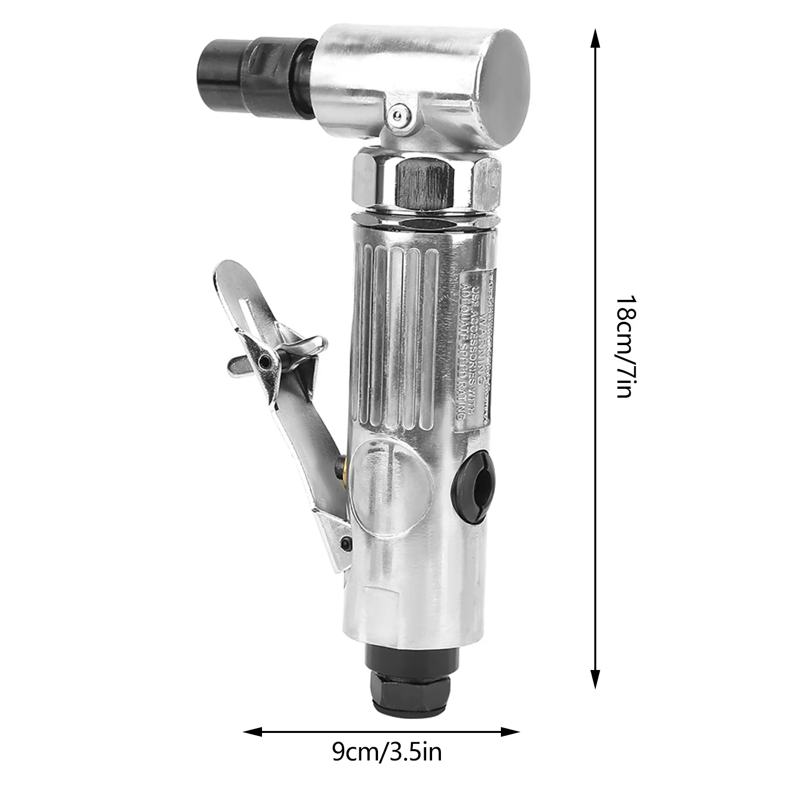 Industrial Grade 90 Degrees Bending Pneumatic Die Grinder 2inch Grinding Disc BSP