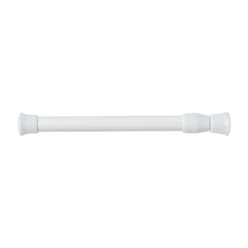 Ultra-Thin Retractable Rod for Student Dormi Bath Curtain Rotating Door Curtain Rod Closet Storage Rod Straight Bar ape