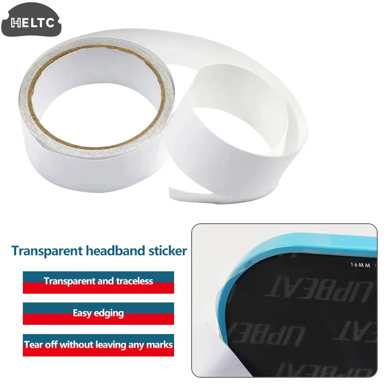 Transparent Self-Adhesive Pickleball Paddle Edge Guard Tape - 5M Wrinkle-Free Protection
