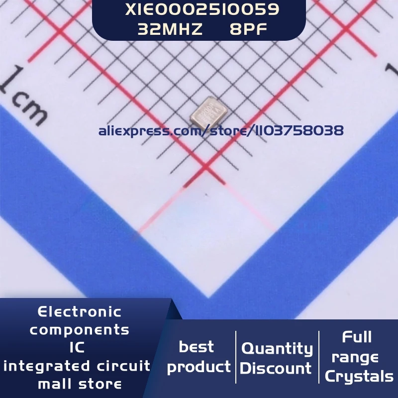 50개/몫 X1E0002510059 FA-118T 32.0000MF10Z-AJ 32MHz ±10ppm 8pF 1612 수정 발진기 공진기 4SMD 재고 있음