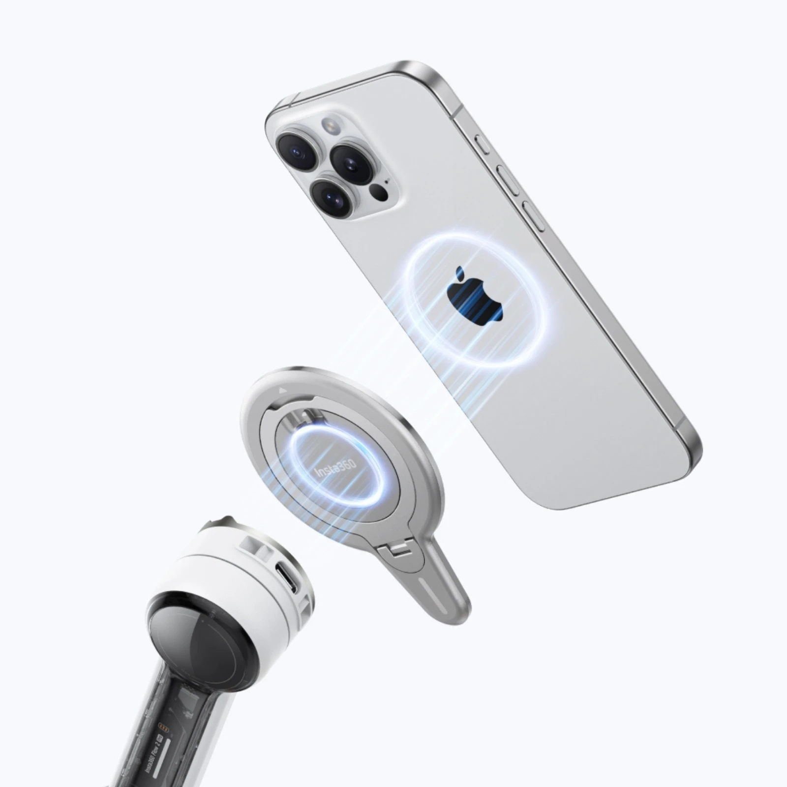 Insta360 Flow Pro + Mafsafeアタッチメント Amazon.co.jp: Insta360 Flow Pro/Flow ジンバル 磁気アダプター