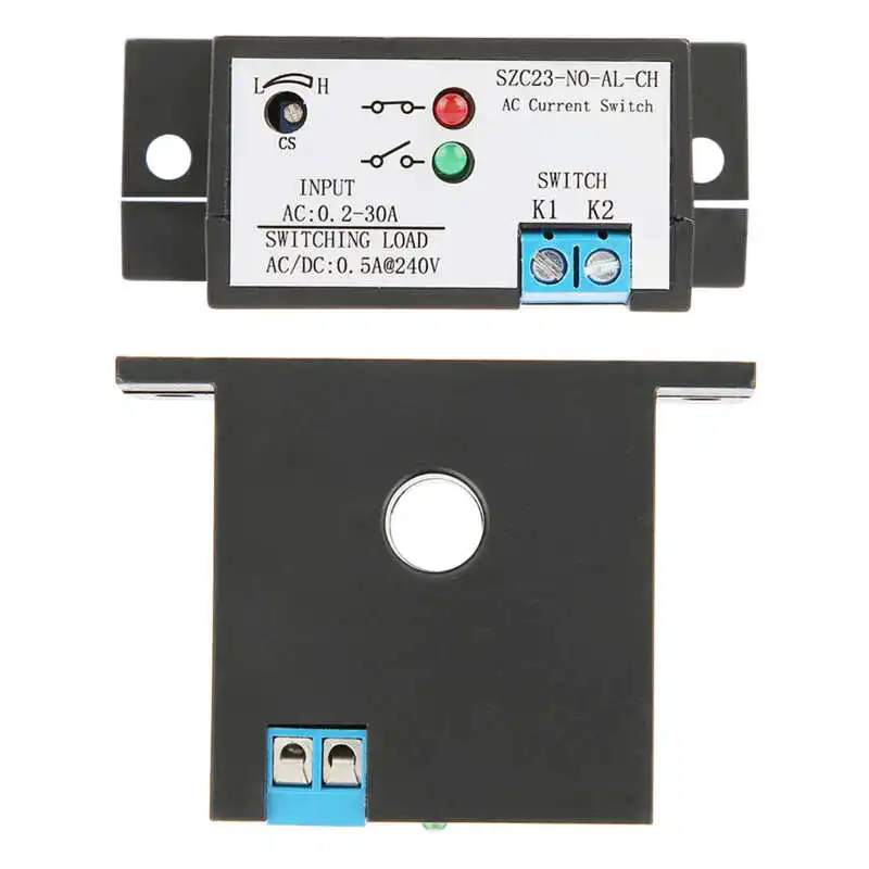 Adjustable Self-Oowered Normally Open Current Sensing Switch Adjustable Ac 0.2-30A Szc23-No Al-Ch For Ac Current Monitoring Adjustable Self-Oowered Normally Open Current Sensing Switch Adjustable Ac 0.2-30A Szc23-No Al-Ch For Ac Current Monitoring