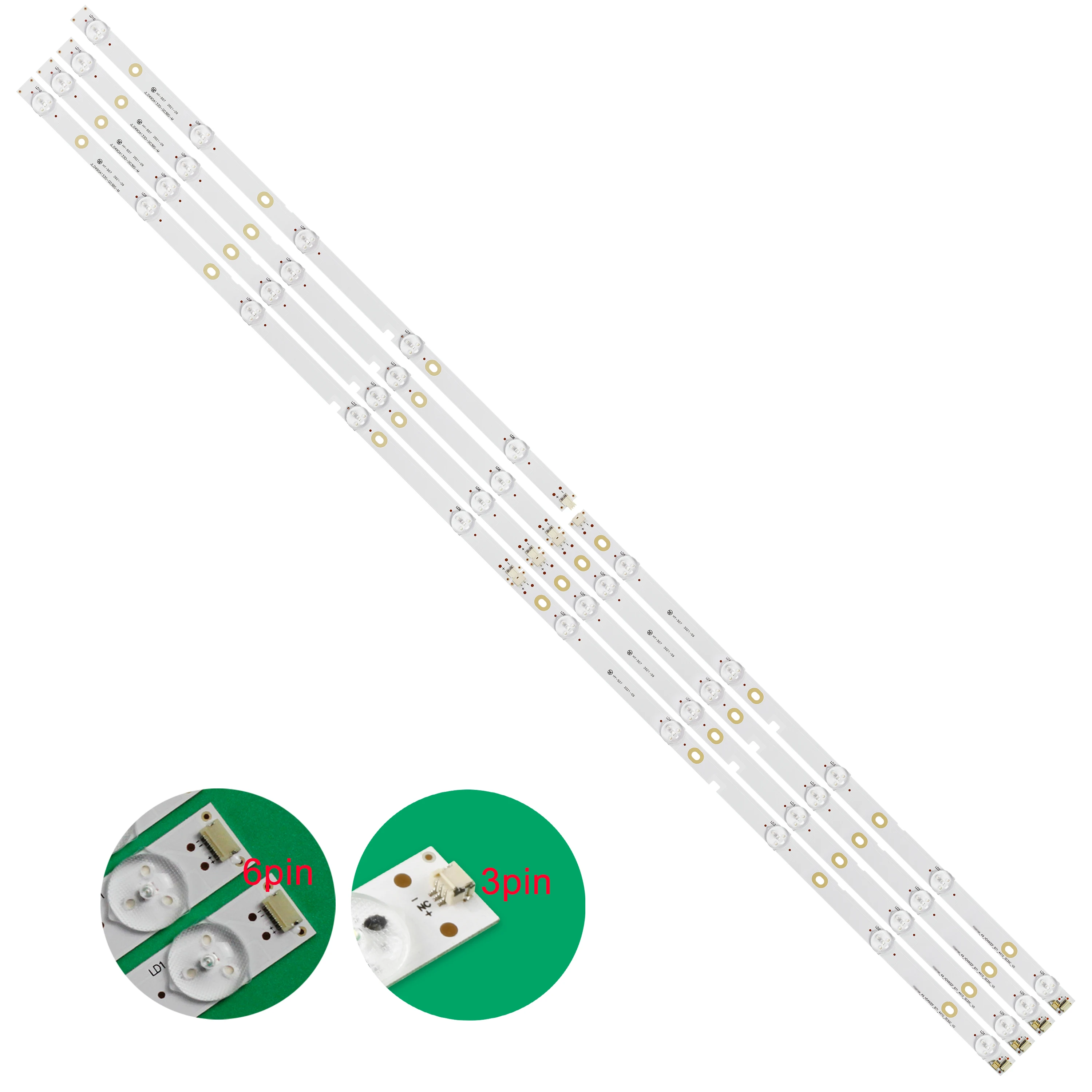 Retroiluminação Led para Hisense H49mec3050 49k300u H49m3000 Led49k300u Led49ec520ua Led49ec620ua 4